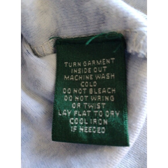 Lauren Ralph Lauren Women's Shirt M Blue/White Paisley Rolled Sleeve Boat Neck - Picture 11 of 14